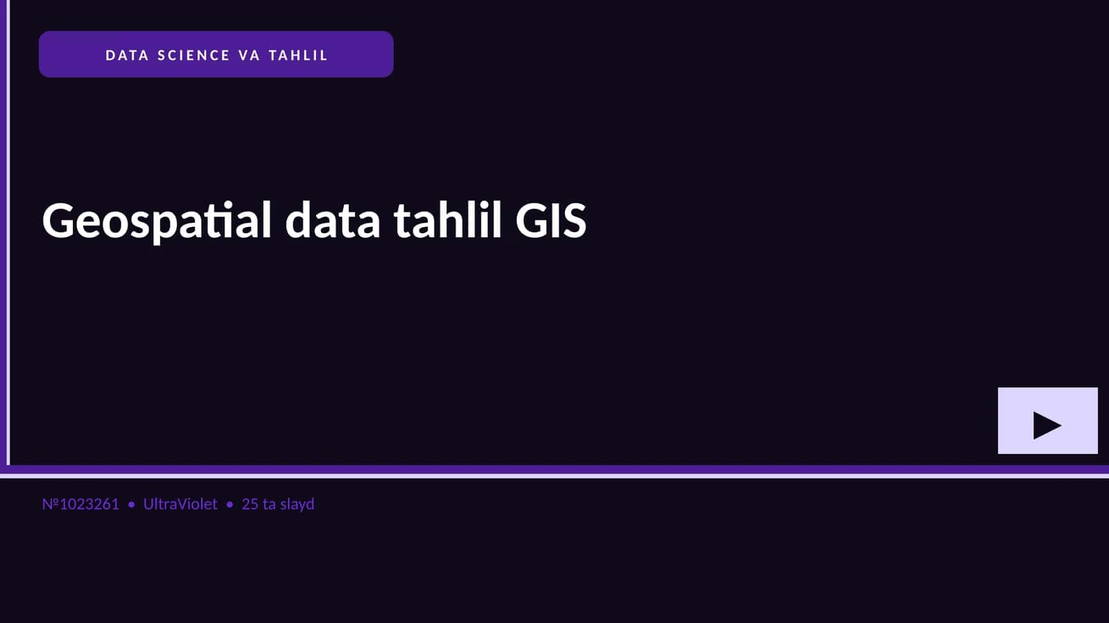 DATA SCIENCE VA TAHLIL