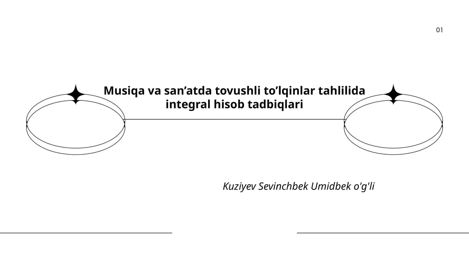 Musiqa va san’atda tovushli to’lqinlar tahlilida integral hisob tadbiqlari