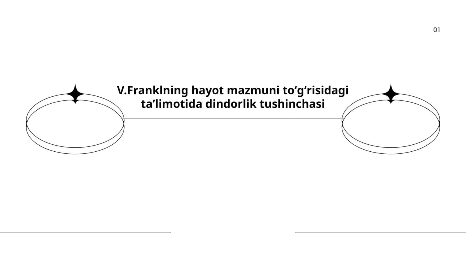 V.Franklning hayot mazmuni toʻgʻrisidagi taʼlimotida dindorlik tushinchasi