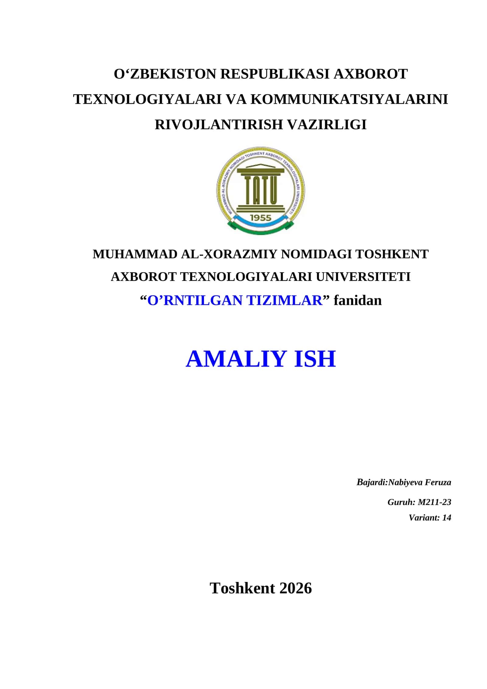 PYTHON MA’LUMOTLARNI VIZUALLASHTIRISH VA GRAFIKLAR YARATISH
