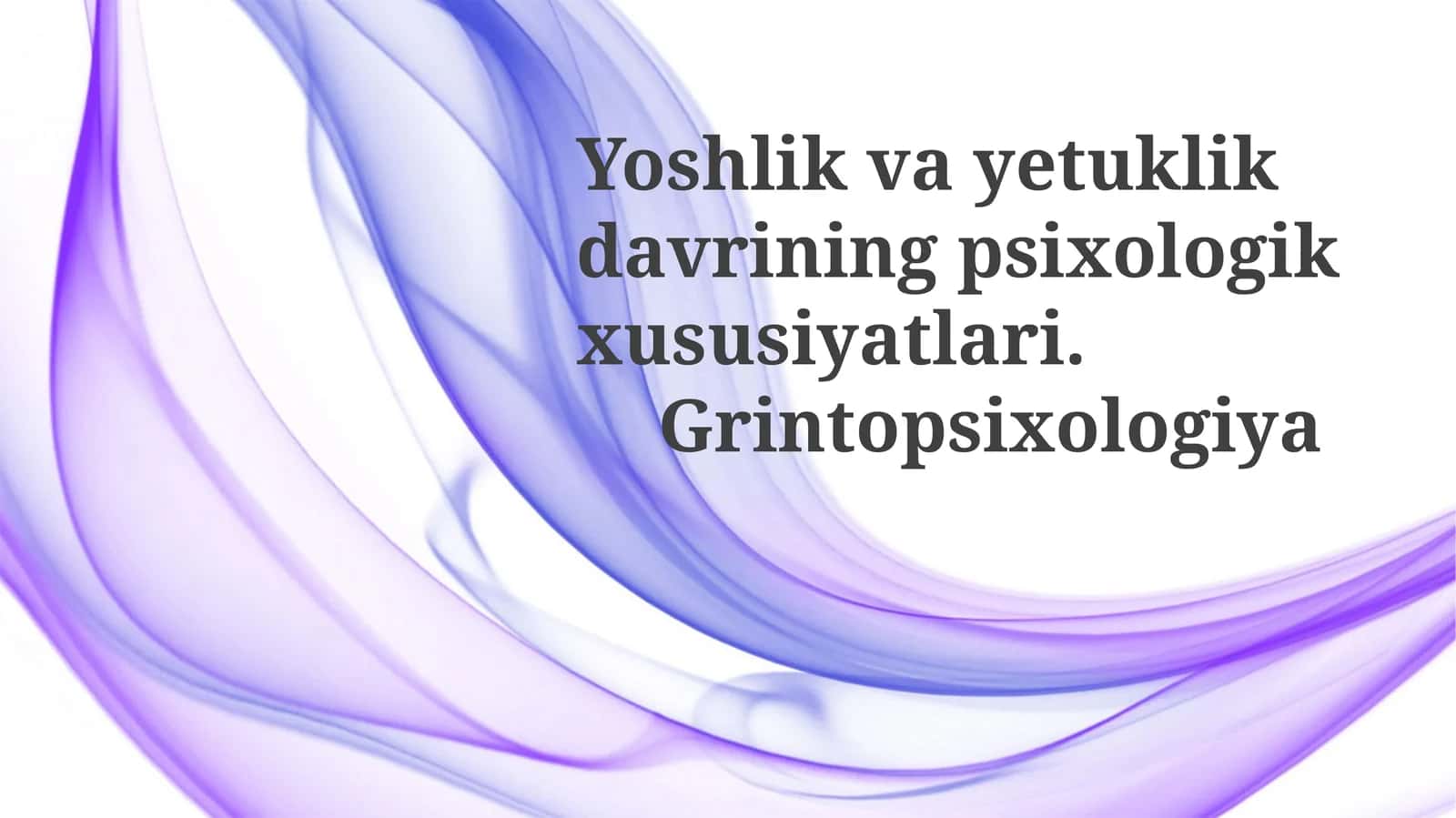 Yashil Psixologiya Qo'llanmalari