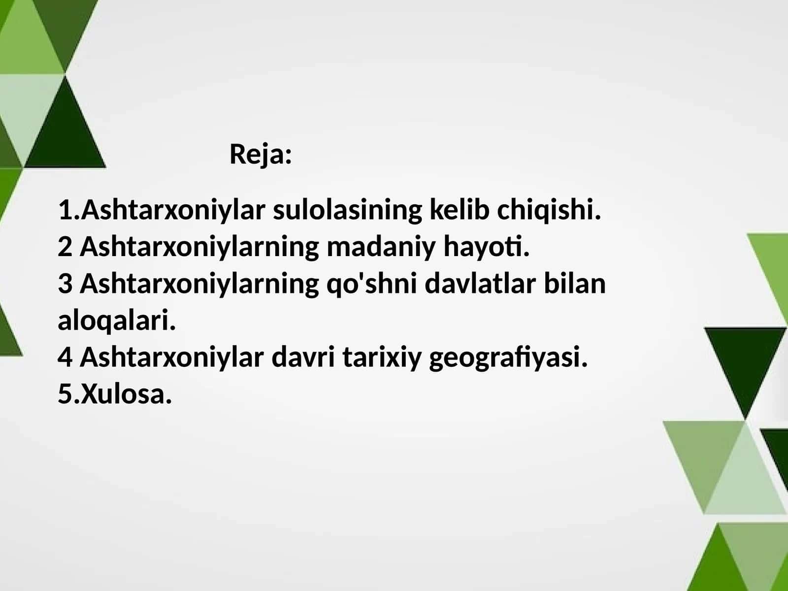 Ashtarxoniylar sulolasining kelib chiqishi