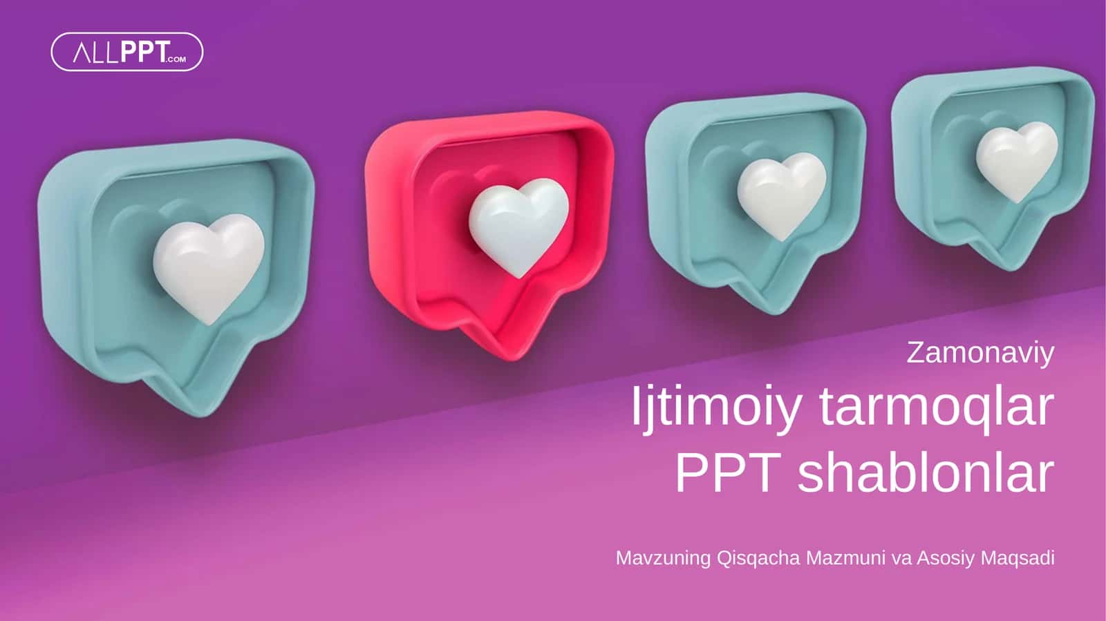 Ijtimoiy Tarmoqlar Tizimi va Global Muloqot Taqdimoti (48 Slayd)