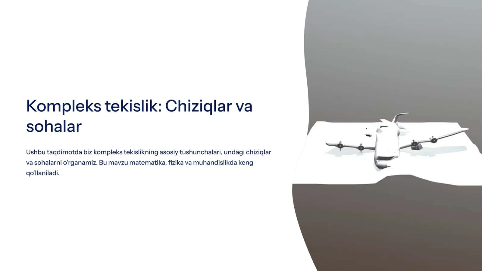 kompleks tekislik chiziqlar va sohalar
