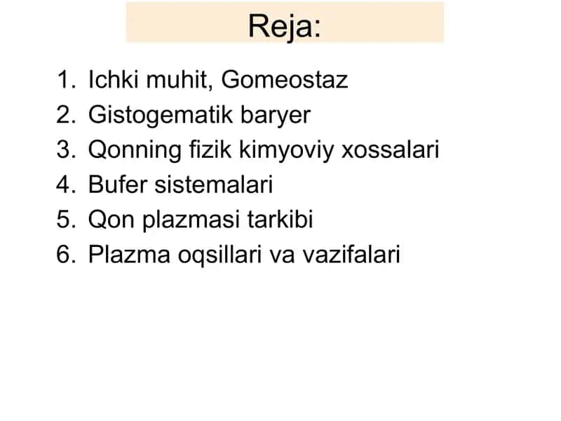 Ichki muhit Qon