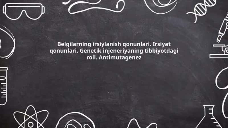 Belgilarning irsiylanish qonunlari