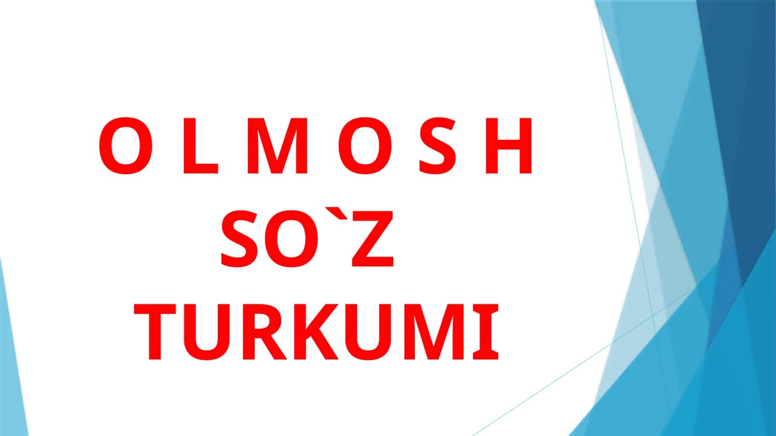 OLMOSH