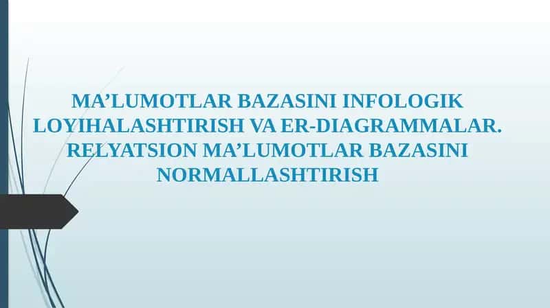 maʼlumotlar bazasi