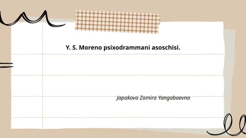 Psixodramma nazariyasi