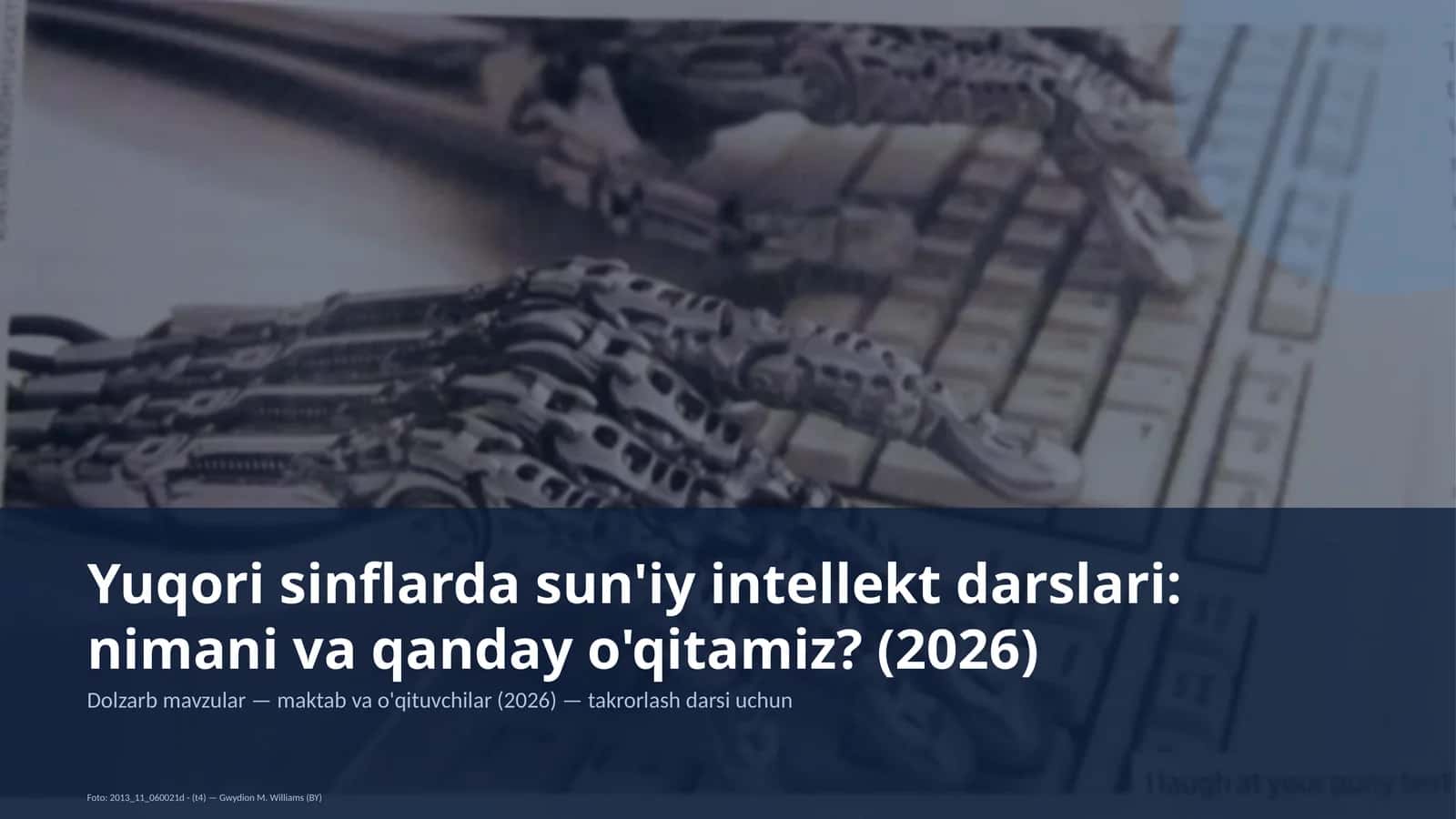 Sun'iy intellekt darslari