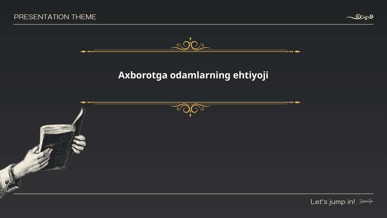 Axborotga odamlarning ehtiyoji