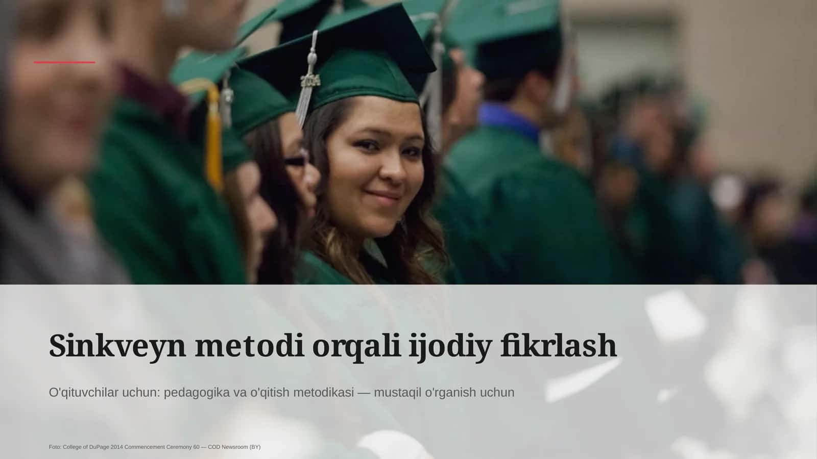 Sinkveyn metodi orqali ijodiy fikrlash