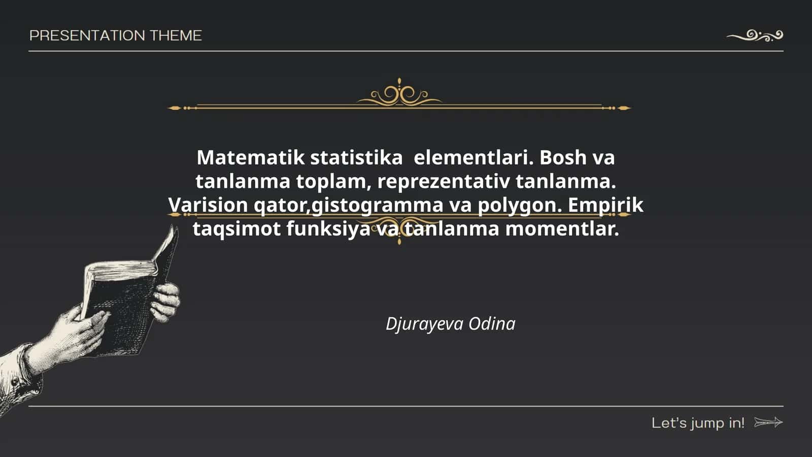 Matematik statistika elementlari