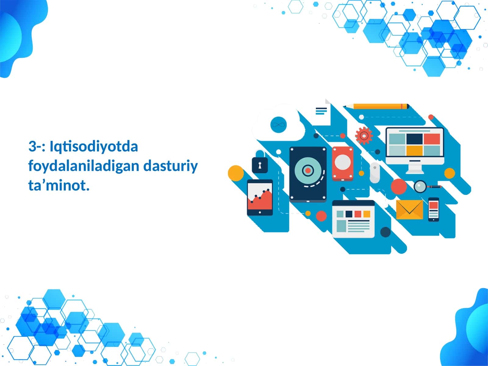 Iqtisodiyotda foydalaniladigan dasturiy ta’minot