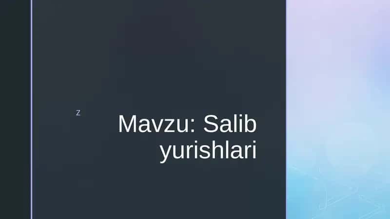 salib yurishlari