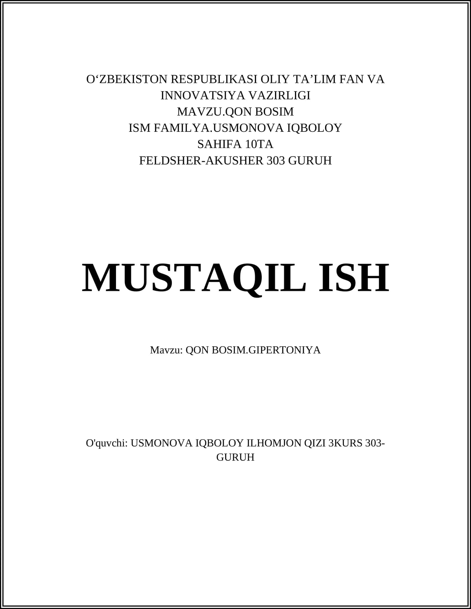 QON BOSIM