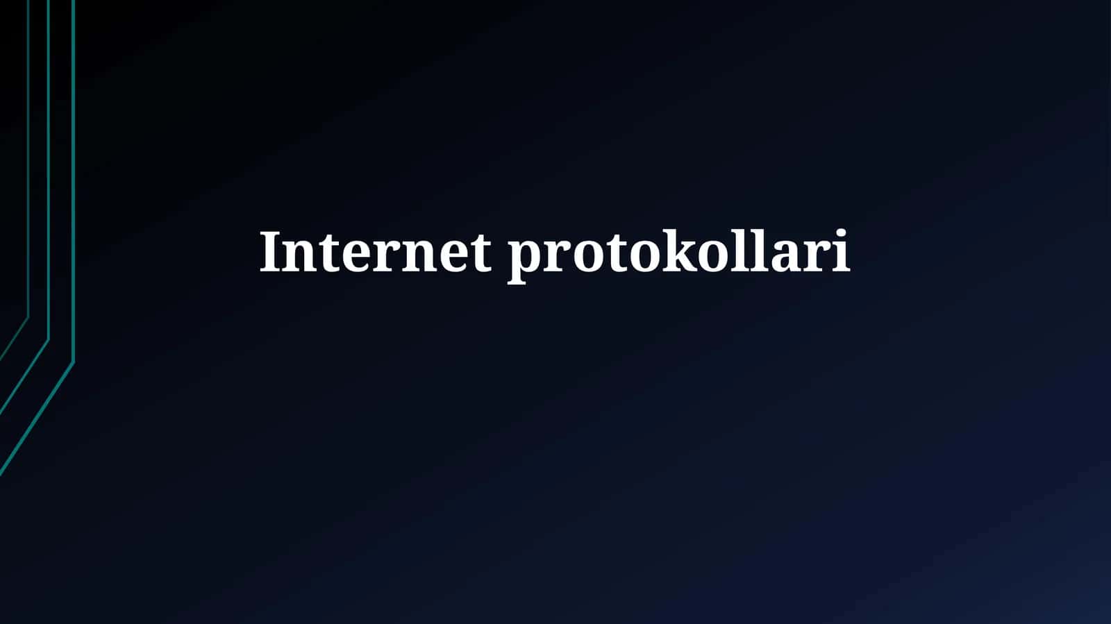 Internetprotokollari