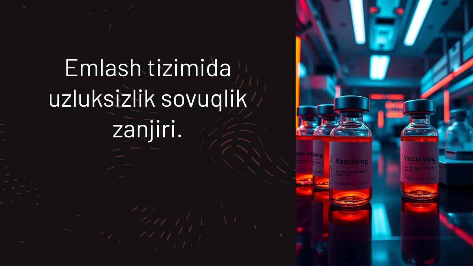 Emlash tizimida uzluksizlik sovuqlik zanjiri