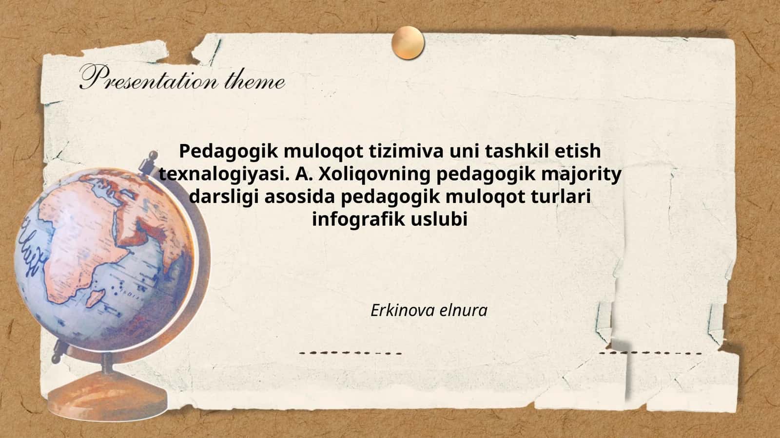 Pedagogik muloqot tizimiva uni tashkil etish texnalogiyasi