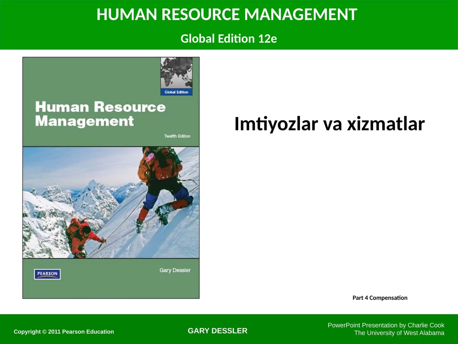 Imtiyozlar va xizmatlar