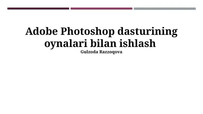 Adobe Photoshop