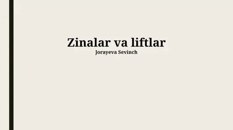 Narvon va Liftlar