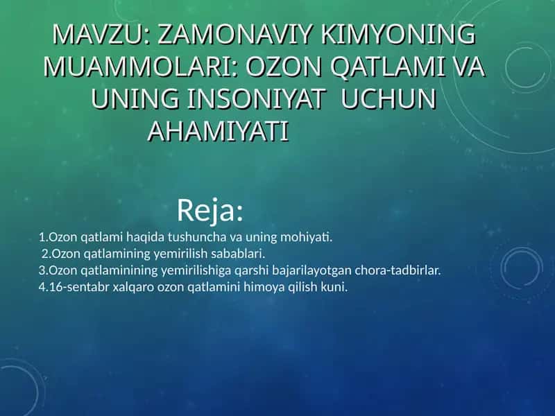 Ozon qatlami