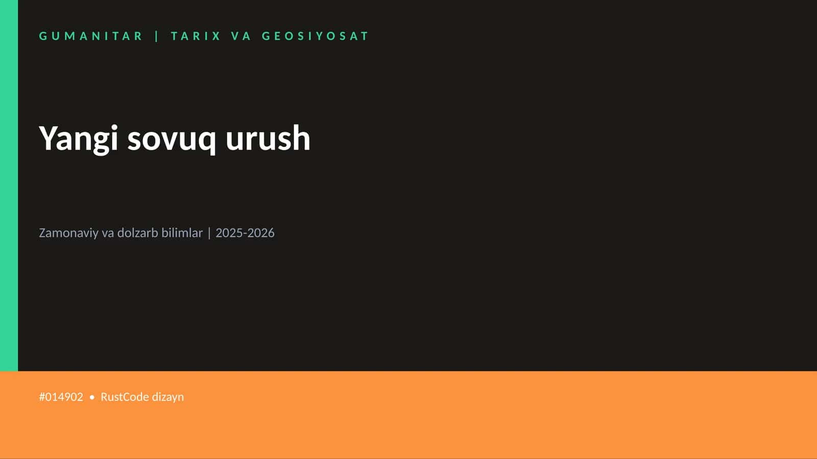 Yangi sovuq urush