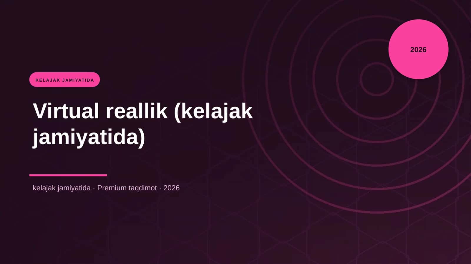 Virtual reallik (kelajak jamiyatida)