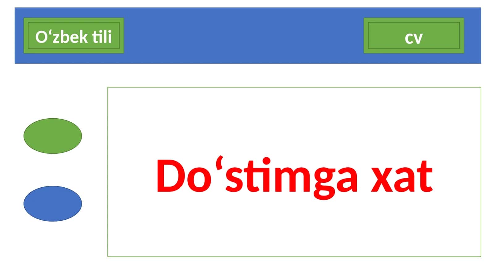 Yangimavzuni mustahkamlash