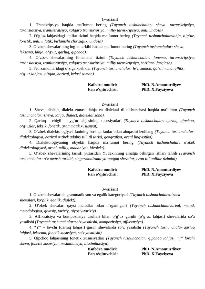 Transkripsiya haqida ma’lumot bering