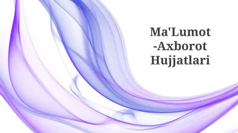 Axborot hujjatlari
