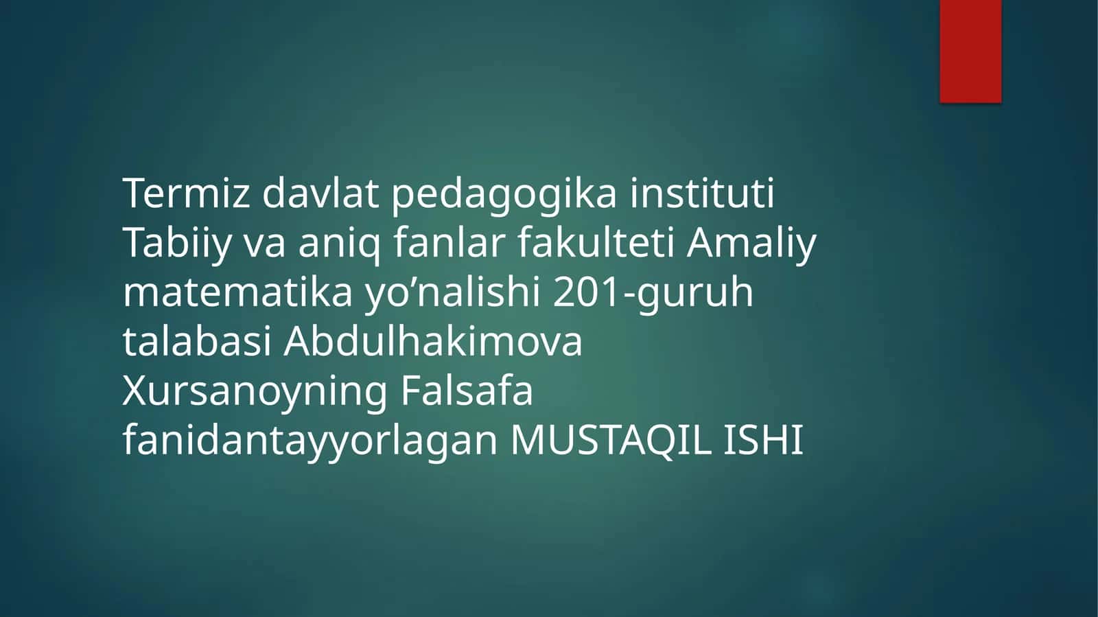 Tabiatshunoslikning falsafiy kontseptsiyalari