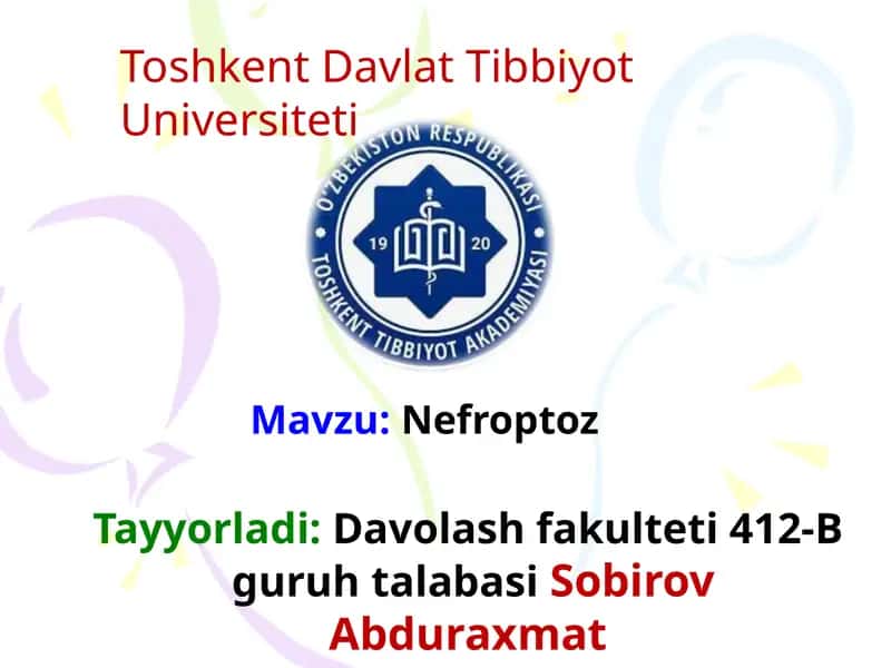 Nefroptoz