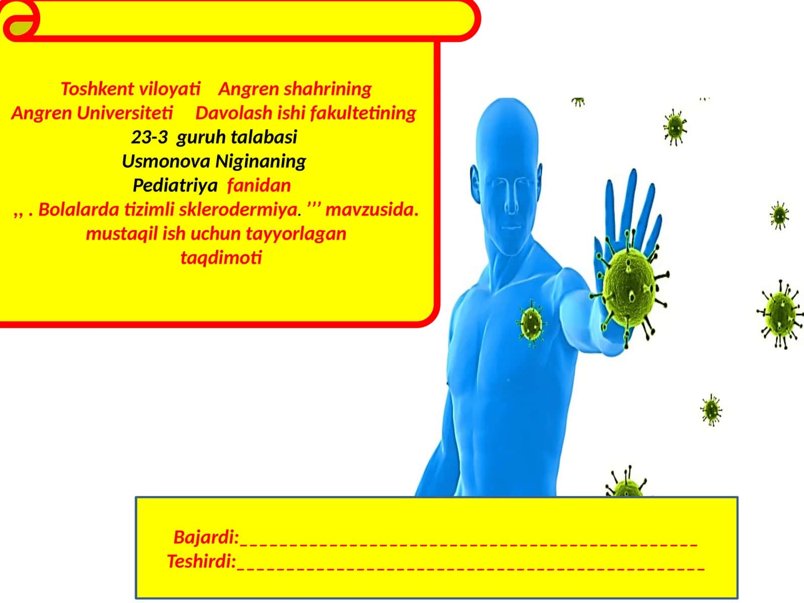 Bolalarda tizimli sklerodermiya