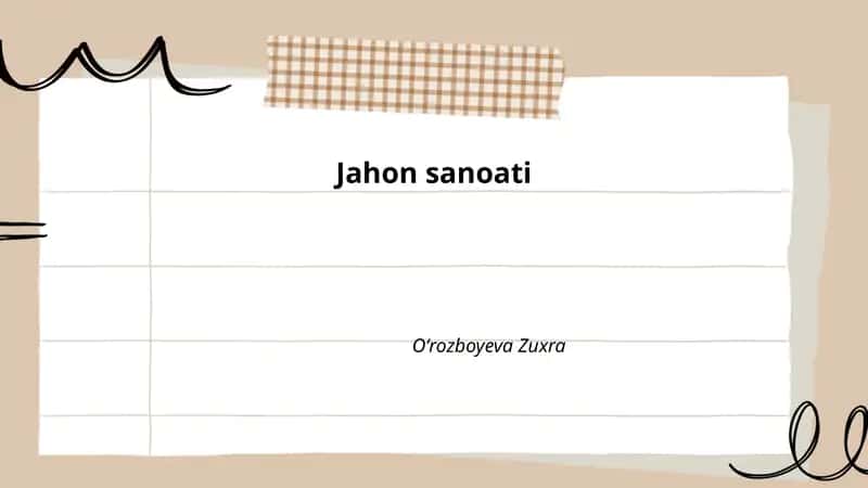 Jahon sanoati