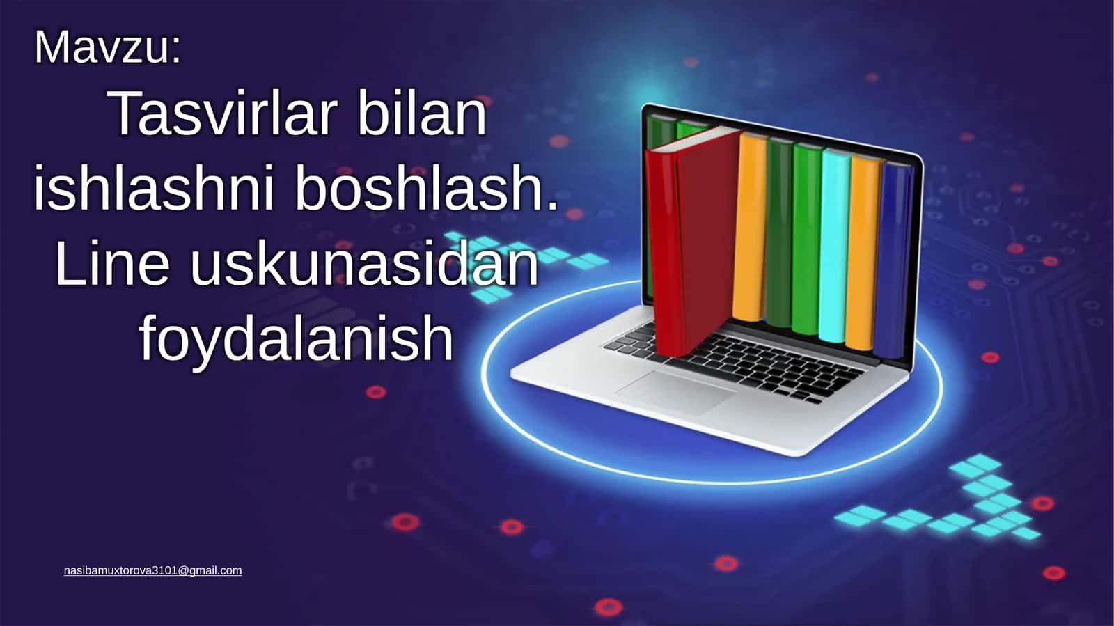 Tasvirlar bilan ishlashni boshlash