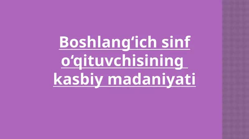 O‘qituvchining pedagogik texnikasi
