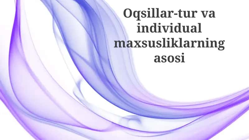 Oqsillar-turvaindividualmaxsusliklarningasosi
