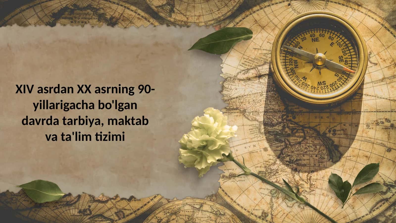 XIV asrdan XX asrning 90-yillarigacha bo'lgan davrda tarbiya,maktabva ta'lim tizimi