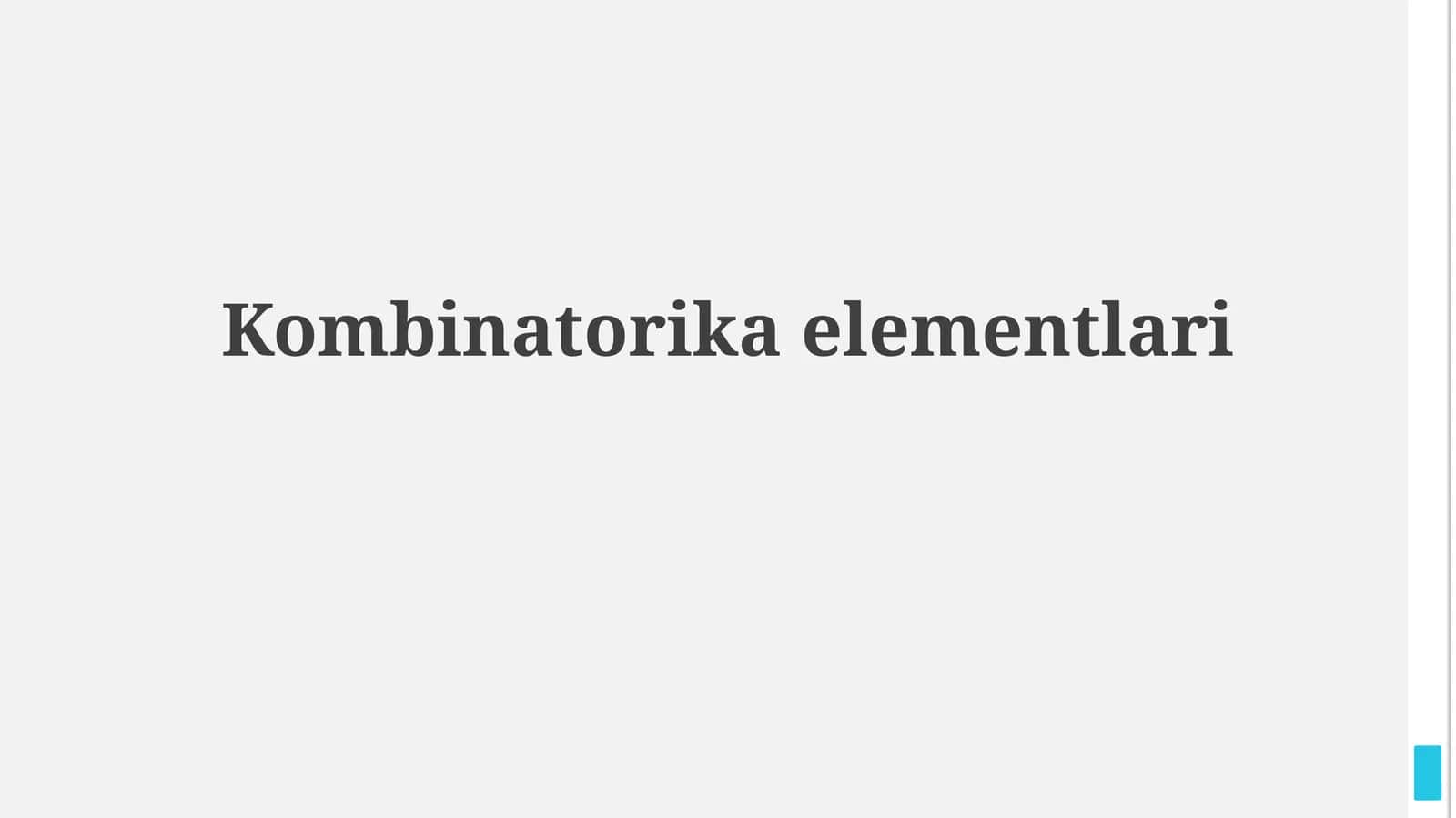 Kombinatorikaelementlari
