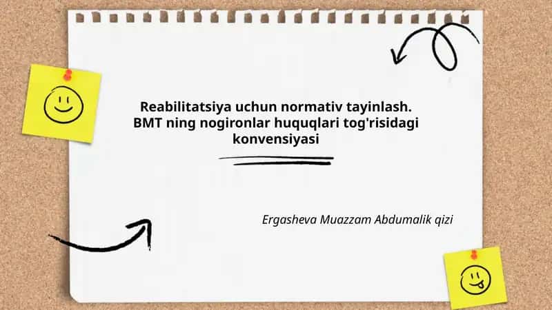 BMT ning Nogironlar huquqlari to'g'risidagi konvensiyasi