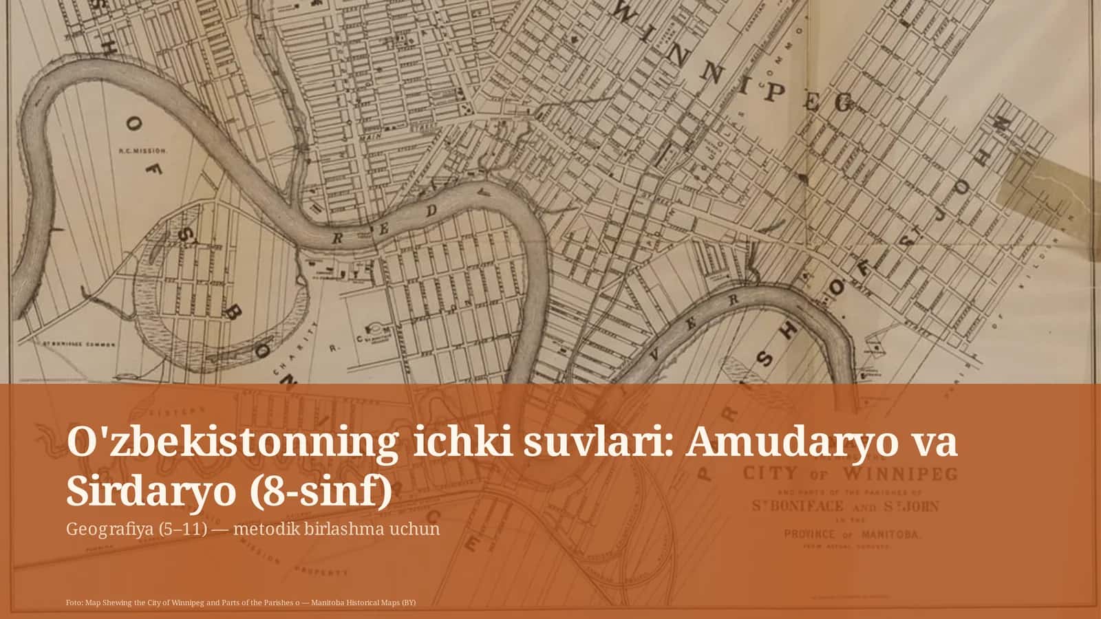 O'zbekistonning ichki suvlari: Amudaryo va Sirdaryo (8-sinf)