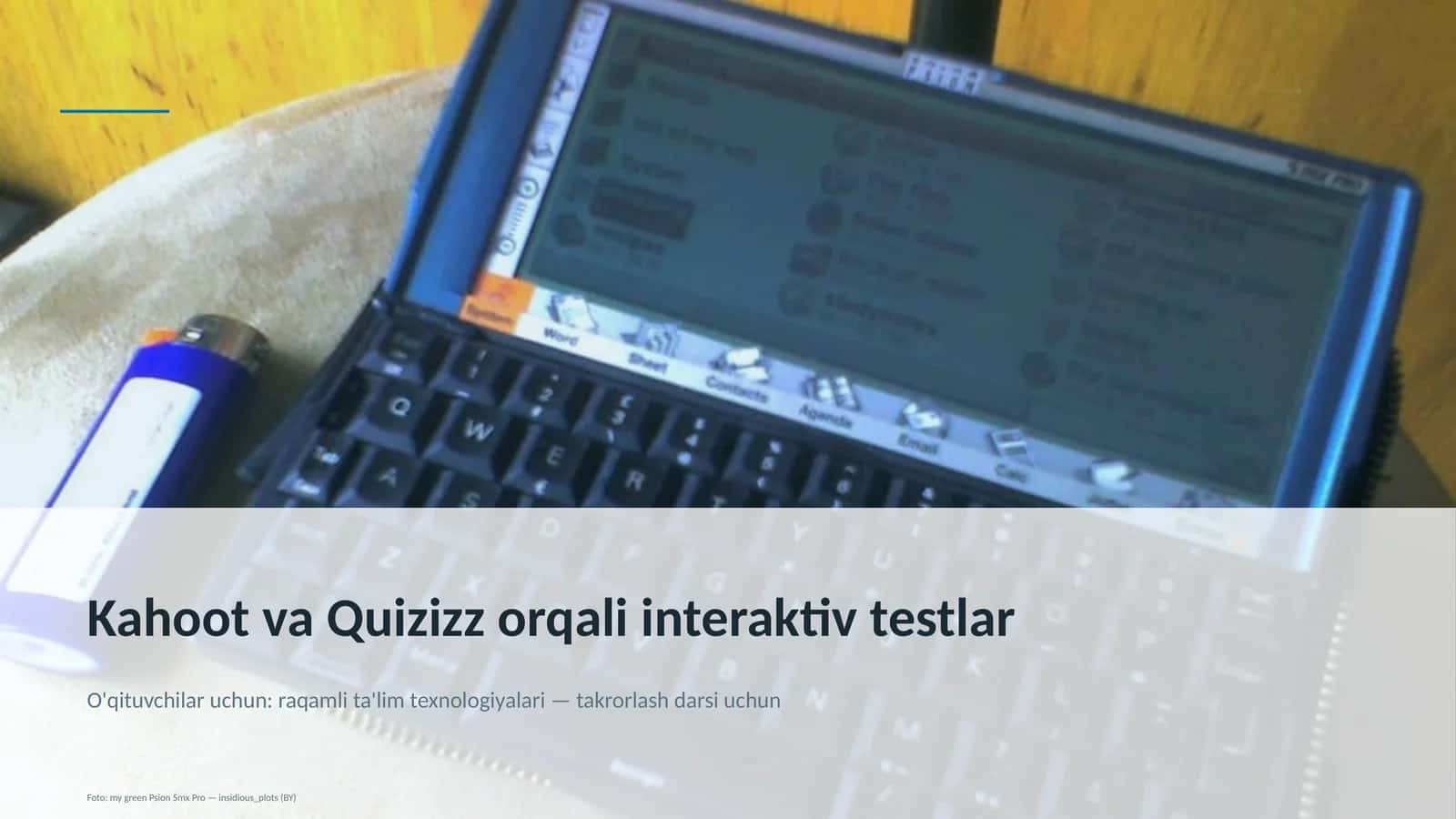 Takrorlash darsi uchun raqamli ta'lim texnologiyalari