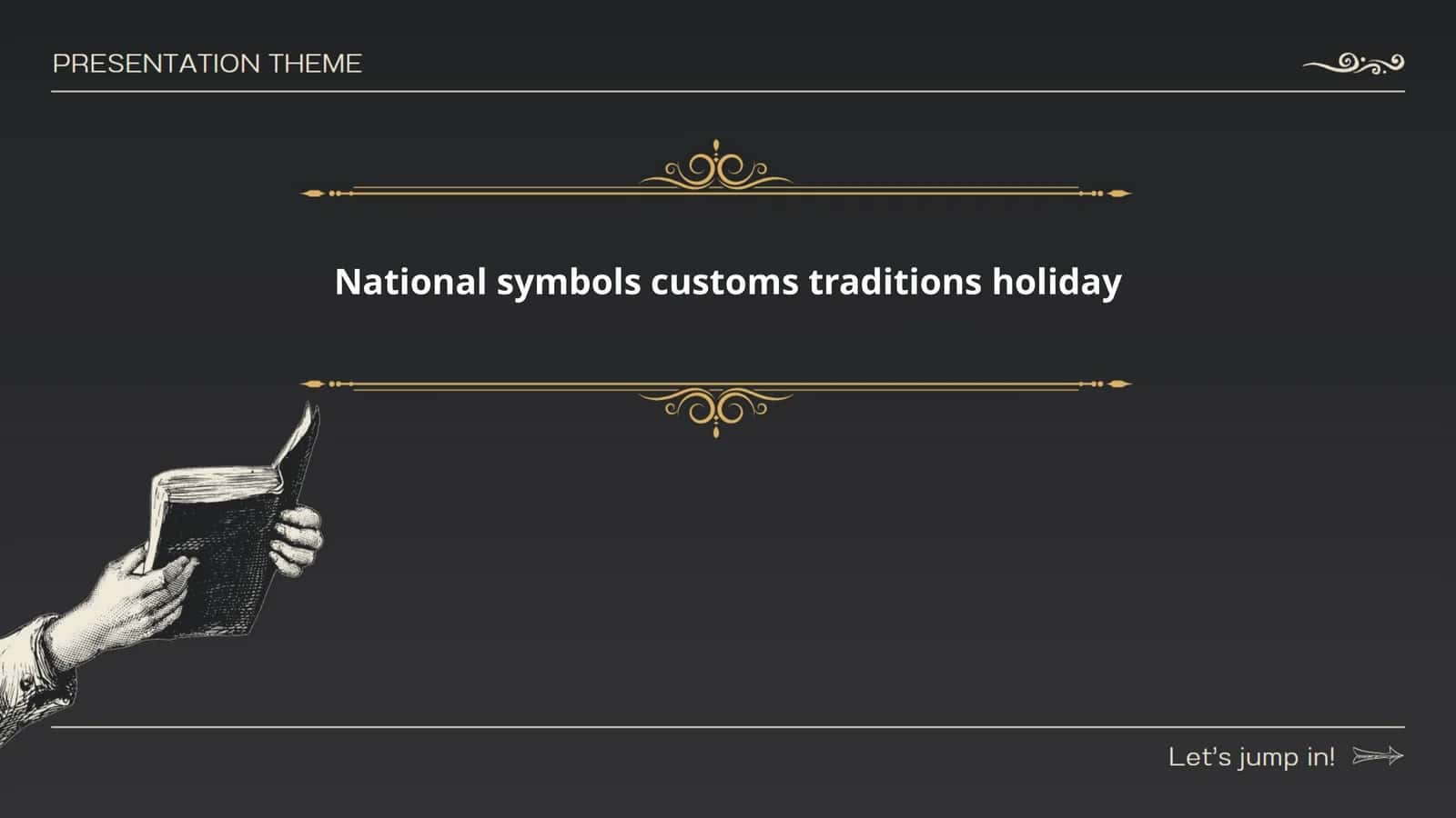 National symbols customs traditions holiday