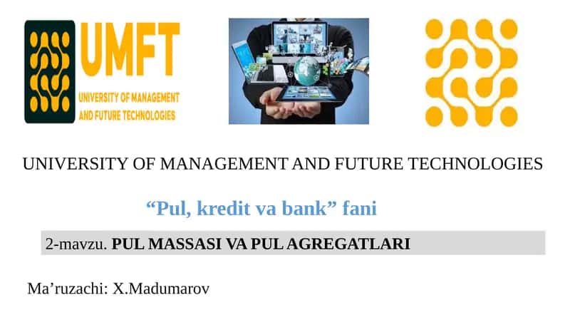 PUL MASSASI VA PUL AGREGATLARI