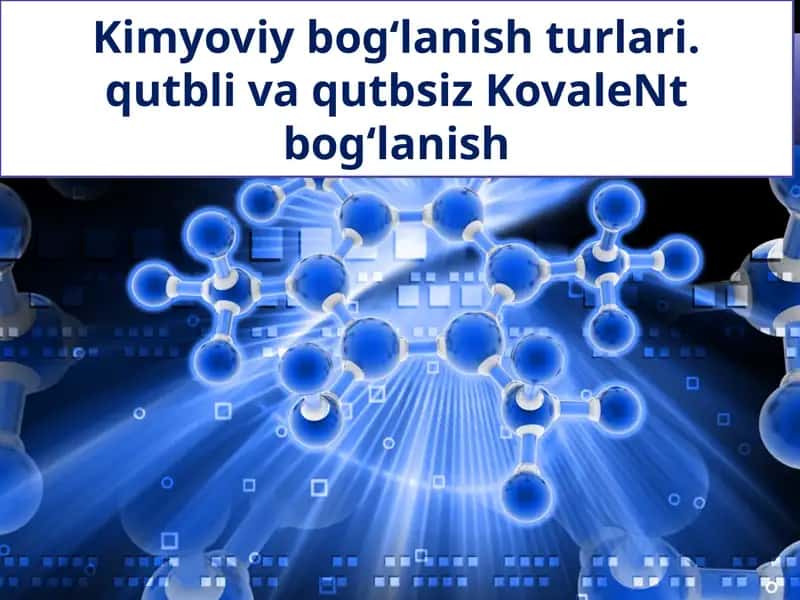 Kimyoviy bog'lanishturlari