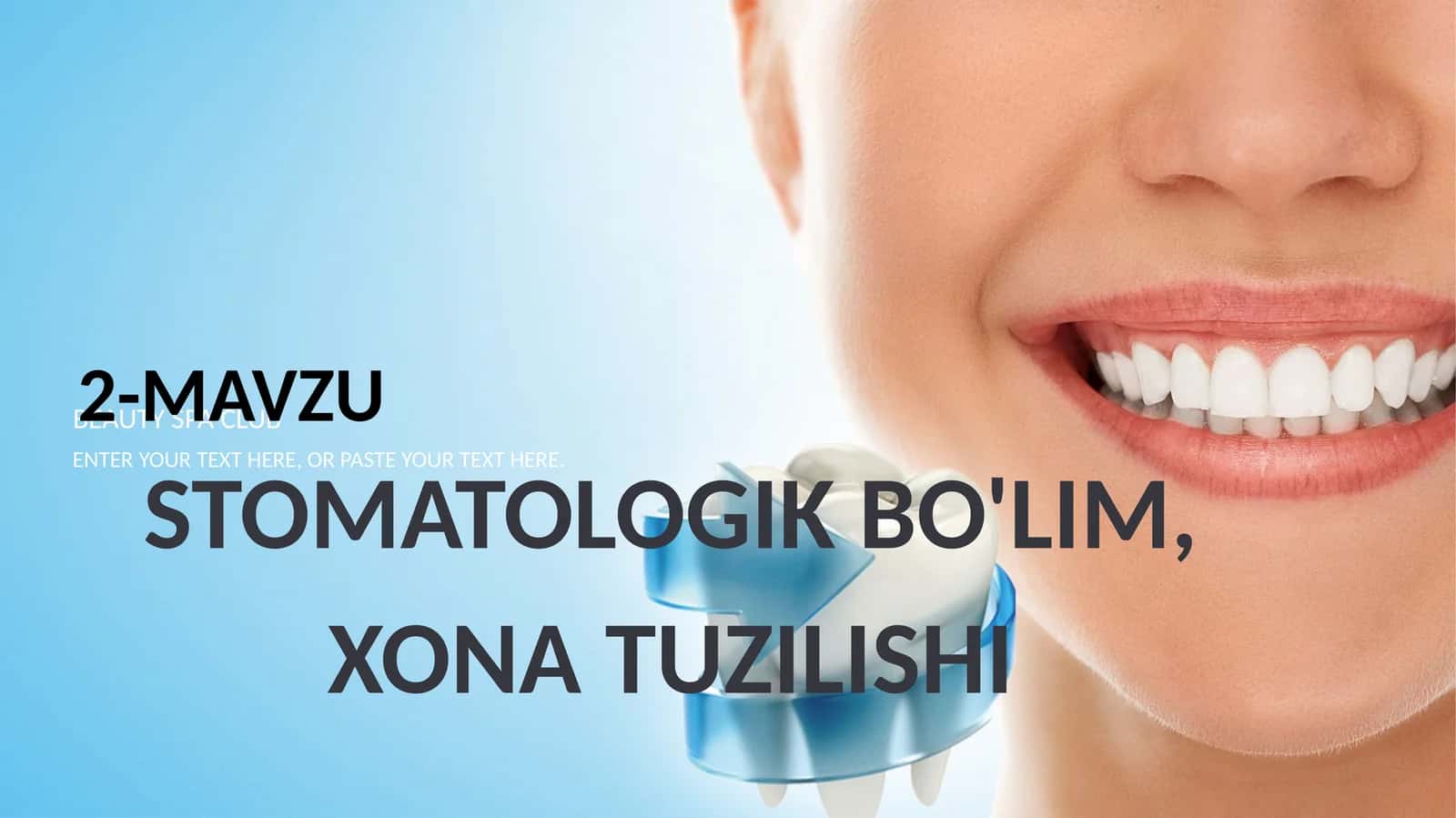Stomatologik bo'lim