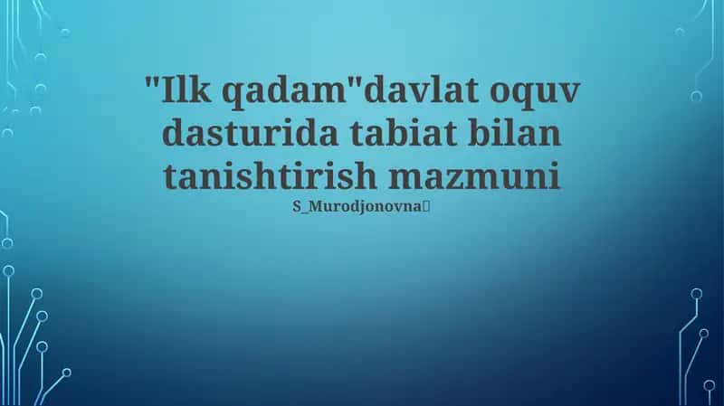 Ilk qadam