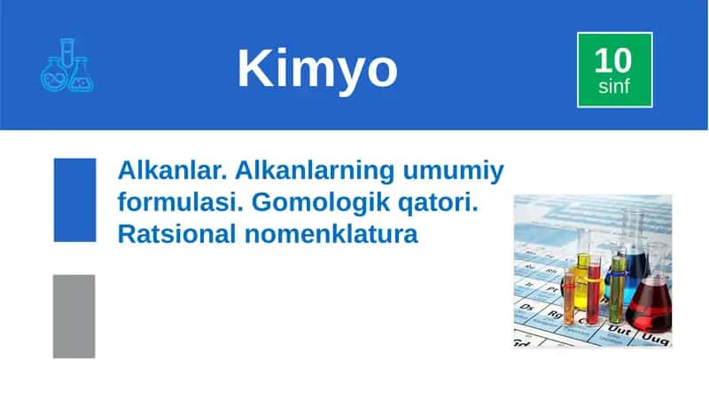 Alkanlar
